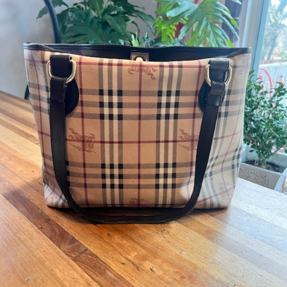 Burberry Haymarket Check Tote (Sell As-Is)